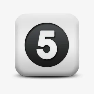 磨砂白广场图标字母数字固体字母免抠