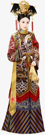 彩绘立绘格格皇后免抠