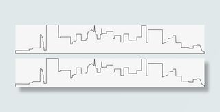 简笔画城市免抠