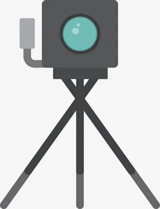 视频拍摄卡通图标免抠