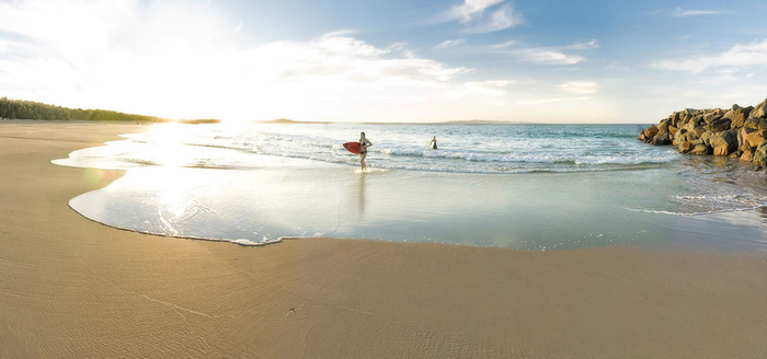 海滩摄影背景高清