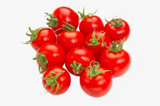 红色的圣女果免抠