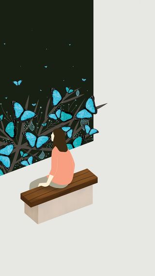 卡通烂漫手绘H5背景高清