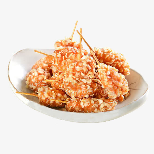 一碟牙签雪花鸡柳免抠