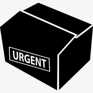 包装盒与紧急交付图标免抠