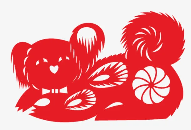 可爱长毛狗免抠