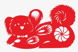 可爱长毛狗免抠