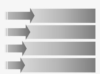 箭头ppt递进图示免抠