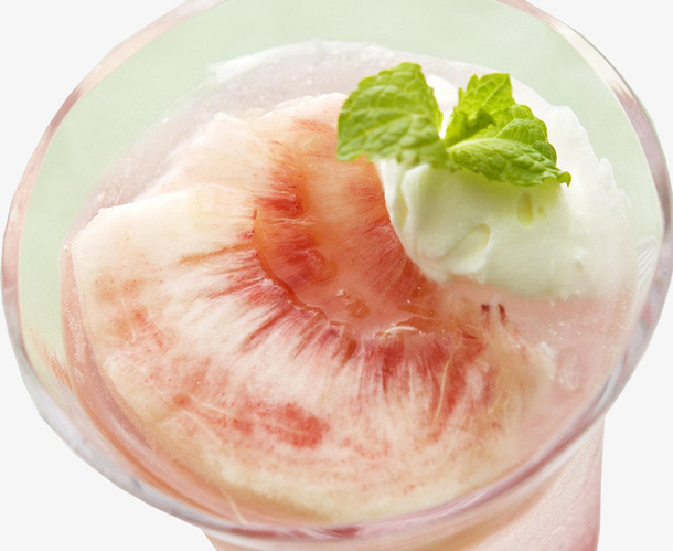 清新水蜜桃汁免抠