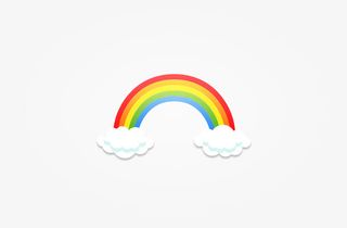 卡通彩虹淘宝促销免抠
