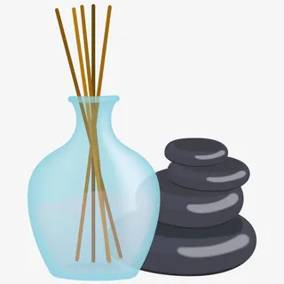 SPA美容养生水疗香薰按摩物品免抠