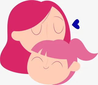 母亲节母女的头像免抠