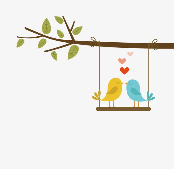 小清新田园风爱情免抠