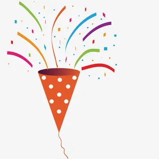 卡通节日彩喷免抠图免抠