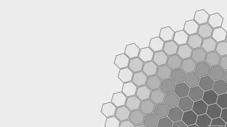 灰色六边形拼接海报背景