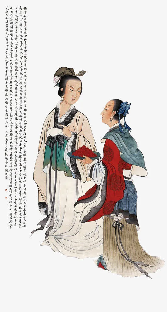 贵妃晋荔图免抠