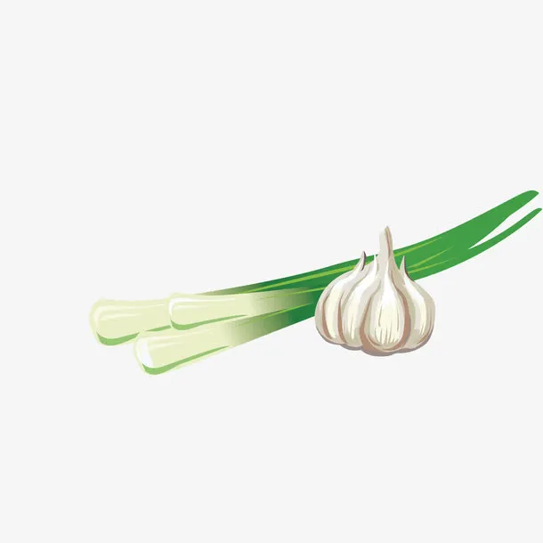蒜苗和大蒜免抠