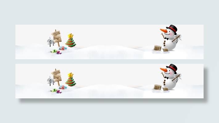 圣诞节场景装饰元素免抠