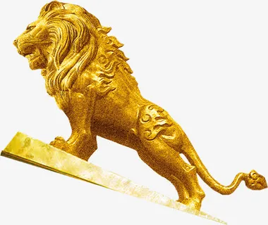 金色狮子主题淘宝红枣促销首页免抠