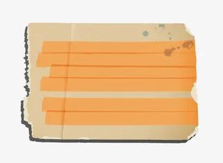 矢量卡通手绘手撕纸张免抠