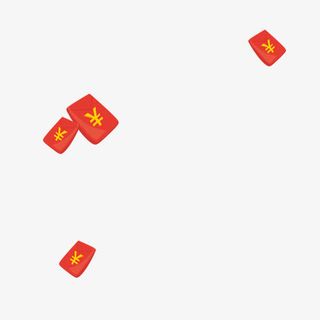 漂浮红包装饰图案免抠