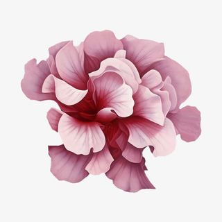 粉色鸢尾花免抠