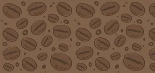 可爱咖啡豆纹理免抠