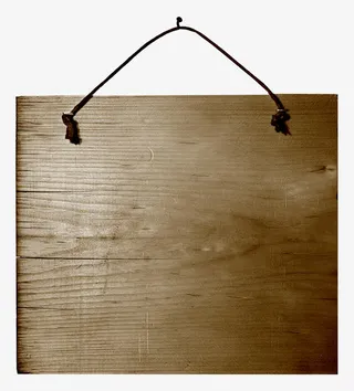 挂着的信息牌免抠