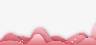 3D立体纸雕分层粉红边框免抠