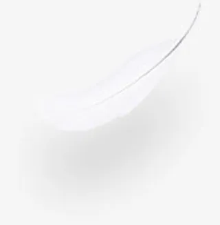 漂浮白色羽毛免抠