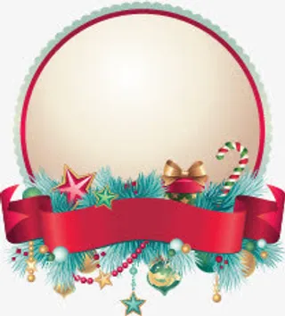圣诞文案背景框