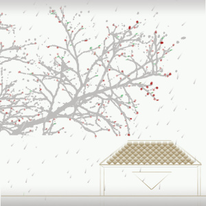 谷雨气节 春分免抠背景古典/中国风元素