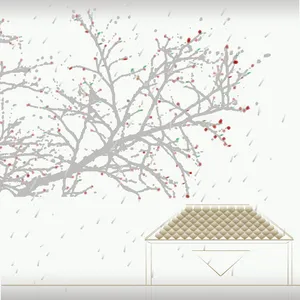 谷雨气节 春分免抠背景古典/中国风元素