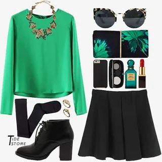 休闲时尚女装搭配免抠