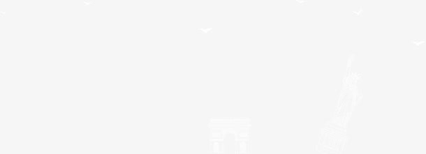 线条自由女神像免抠