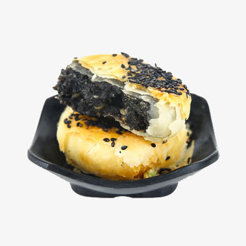 黑芝麻月饼免抠