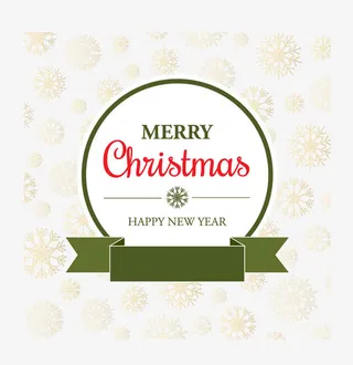 扁平圆形节日标签免抠