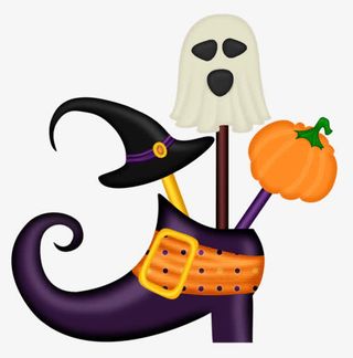 万圣节靴子素材免抠