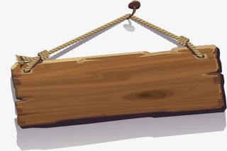 木板指示牌设计矢量素材,免抠装饰其他装饰图案元素