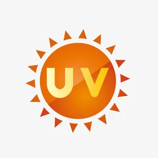 卡通防晒指数免抠