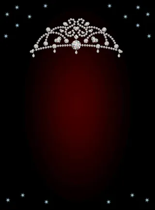 矢量女神公主皇冠背景素材高清