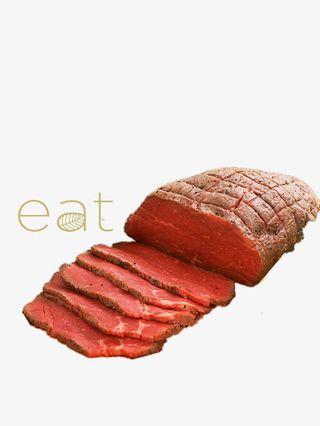 切开的牛肉免抠