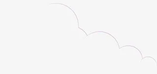 紫色线条云朵线条装饰免抠