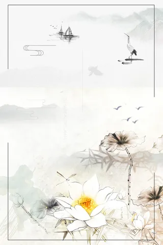 大气中国风水墨二十四节气白露高清