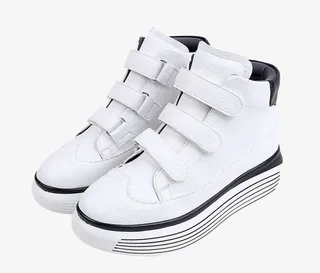 内增高小白鞋免抠