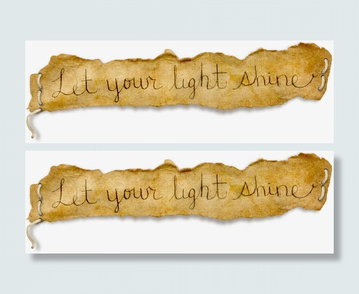 英文牛皮纸免抠