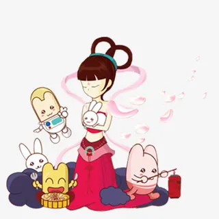 中秋节嫦娥免抠