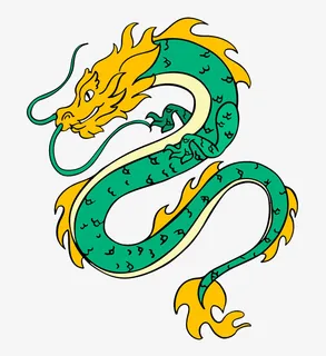 绿色的龙图片免抠