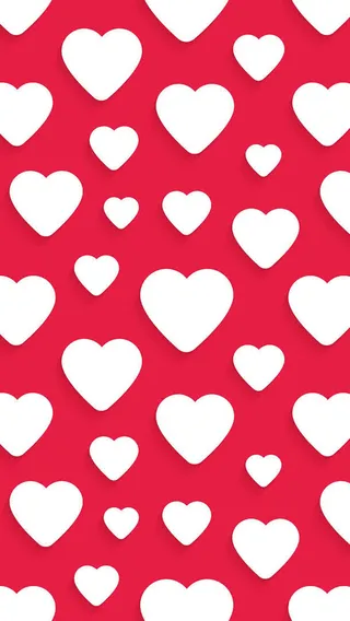 大小红心底纹背景图片免抠