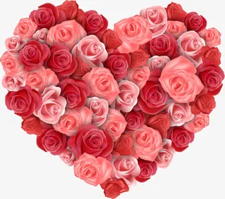 花 节日素材 爱心免抠